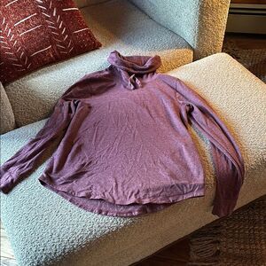 Old Navy Purple Mock Turtleneck Go DRY Knit Top